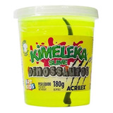 Kimeleka Slime Dinossauro Surpresa Acrilex 180g C/ 1 Unidade Cor Amarelo Limão - 504