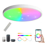 Lámparas De Techo Decorativa Para Sala Inteligente Alexa Rgb