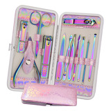 Juego De Manicura Para Cortaas, Kit De Pedicura, 12 Piezas D