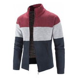 . Lazhu Sweater Ropa De Hombre Casual Casual Cremallera