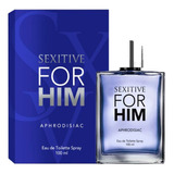 Perfume Hombre Sexitive For Him Feromona Afrodisiaco 100ml
