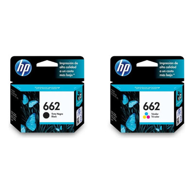 Combo Hp 662 De Cartuchos De Tinta (negro + Tri-color) | Envío gratis