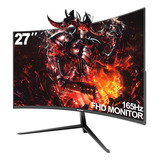 Gawfolk Curved 27 Inch Gaming Monitor 165hz, 144hz Pc Monito