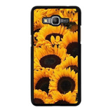 Funda Para Samsung Galaxy Girasoles Flores Mujer Moda 03 N