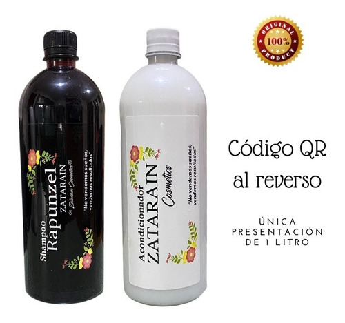 Shampoo Rapunzel Y Acondicionador Zatarain Original