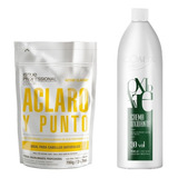 Kit Issue Polvo Decolorante Active Clasic + Oxidante 30 Vol