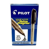 Caneta Marcador Retroprojetor 2.0 Preto Cx C/12 Und Pilot