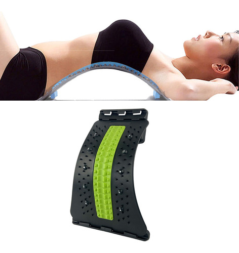 Masajeador Estirador Lumbar Ajustable Alivia Dolor Espalda