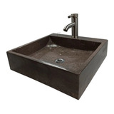 Lavabo Ovalin Mármol Ónix Moderno Cuadrado Rustico 45/45 Cm