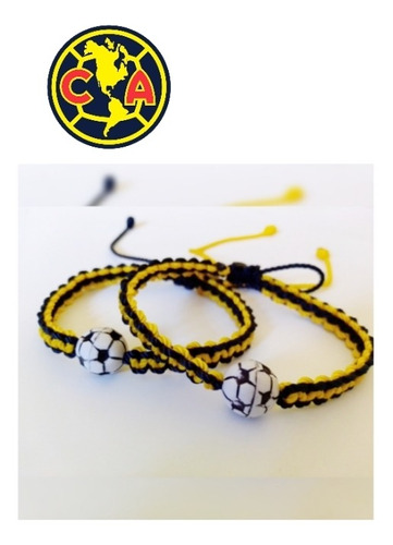 Par De Pulseras Futbol Excelente Para Amantes De Su Equipo