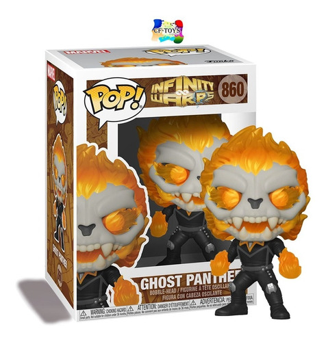 Funko Pop Marvel Ghost Rider Black Panther Infinity Warps Cf