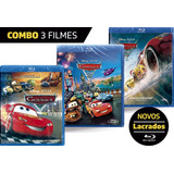 Blu-ray Carros 1, 2 E 3 - 3 Filmes Disney Originais Lacrados