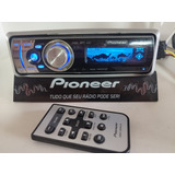 Radio Pioneer Golfinho Deh P6850mp Com Adaptador Bluetooth