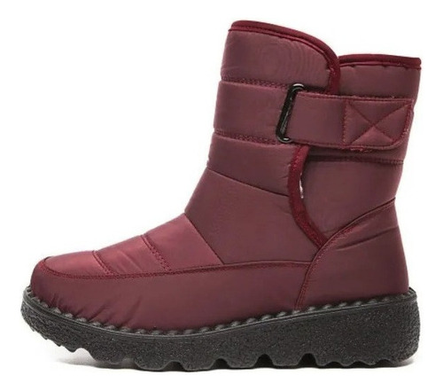 Botas De Mujer Snow Warm Felpa Impermeable Invierno