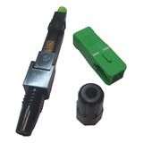 Conector Mecanico Para Fibra Optica Redonda Drop Sc/apc X10