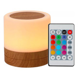 Luminaria Rgb Lampshade, Cromoterapia Regulable Con Control