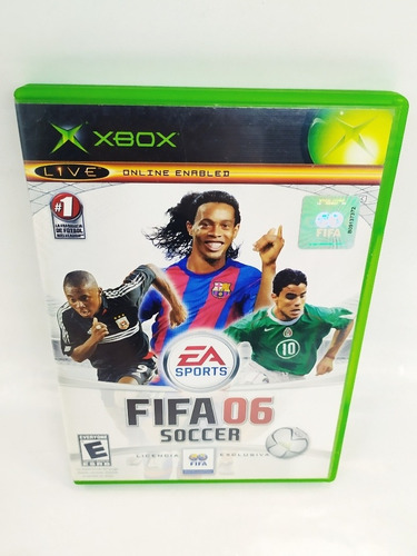 Fifa 06 Original Xbox Caja Negra