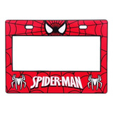  Portaplaca  Para Moto Spidermam  Premium