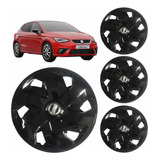 Tapones Tapas Tipo Original Seat Ibiza Negro Rin 15 !!!