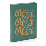 Livro Caixa Marrakech Em Mdf E Canvas 33x25x3,5cm