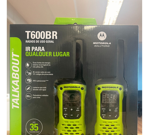 Radio Motorola Talkabout T600 Comunicador À Prova D'água 