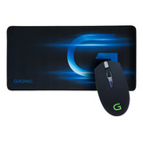 Kit Gamer Mouse Rgb + Mousepad Extra Large Speed Gadnic