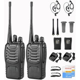 Bf-888s Uhf Walkie-talkie Radios Con Manos Libres, 2pcs