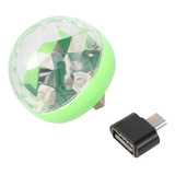 Media Esfera Led Small Magic Ball 4w Audioritmica Otg Usb Dj