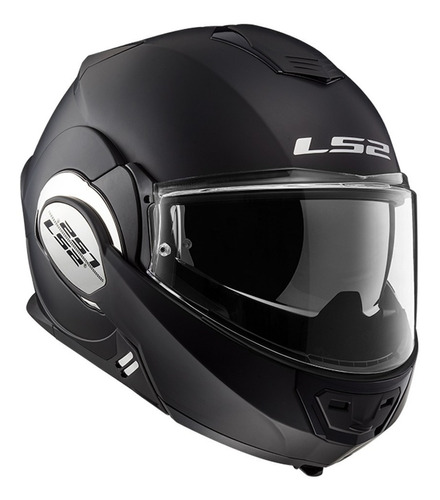 Casco Ls2 Valiant 180 Degrees Solid Negro Mate #ls2oficial