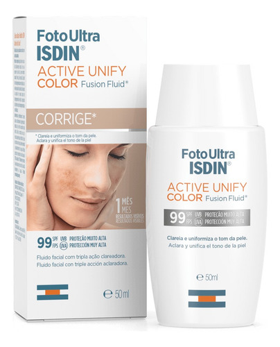 Isdin Fotoultra Active Unify Fusion Fluid Color Fciafabris