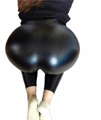 Calza De Mujer Leggins Sexy Eco Cuero Leggins Sexy 