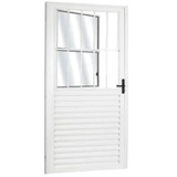 Porta De Aluminio Linha 25 Branco 2.10 X 0.90 Social Oferta!