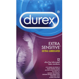 Condones Durex Extra Sensitive Extra Lubricados 12pzas