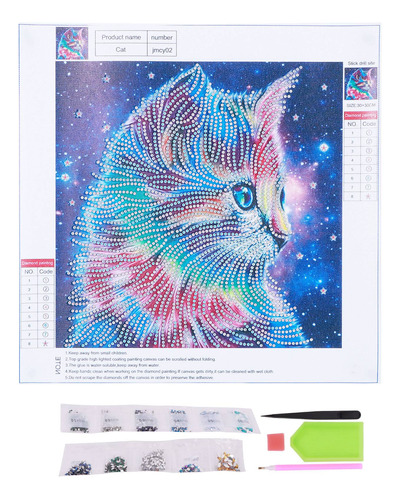 Kits 5d De Bricolaje Con Gatos Para Decoración De Pared Y Ma