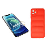 Funda Puffer + Hidrogel Compatible Con Samsung A04