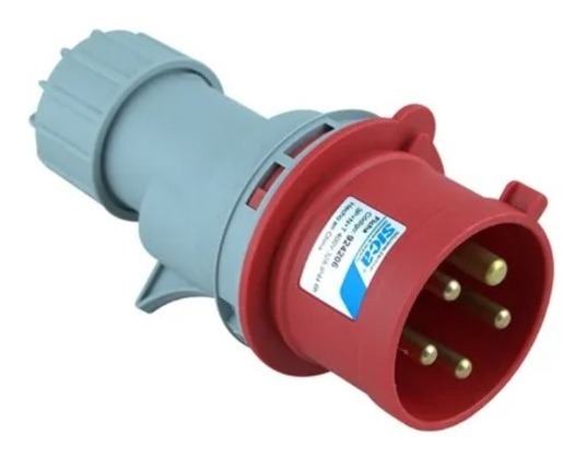 FICHA MACHO INDUSTRIAL 3P + N + T 32A IP44