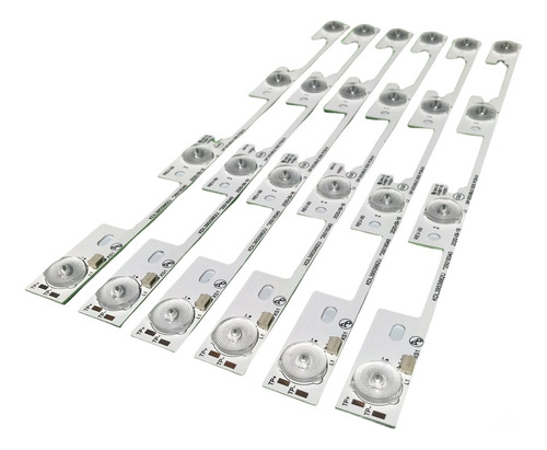 Kit C/6 Barra Led Alumínio 40l2400 40l5400 Dl3944 Dl4045