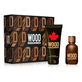 Set Hombre Dsquared2 Wood Pour Homme Edt 100