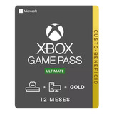 Xbox Game Pass Utimate 1 Mes(xbox,pc,xcloud)