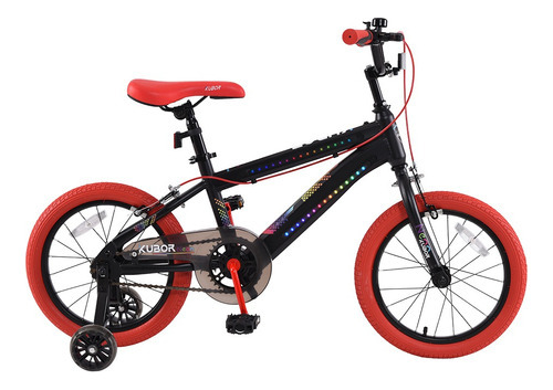 Bicicleta Para Niño De Montaña Neon Rodada 16 Kubor Rojo Unitalla