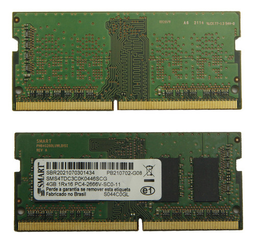 Memoria Ram Smart-lenovo Ddr4 4gb Notebook Pc4-2666v 1rx16