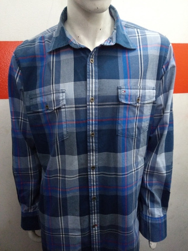 Camisa Tommy Hilfiger Custom Fit Talle M Made In Bangladesh