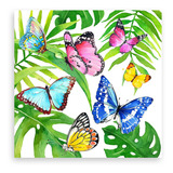 20 Guardanapos Para Decoupage Ambiente Tropical Butterflies