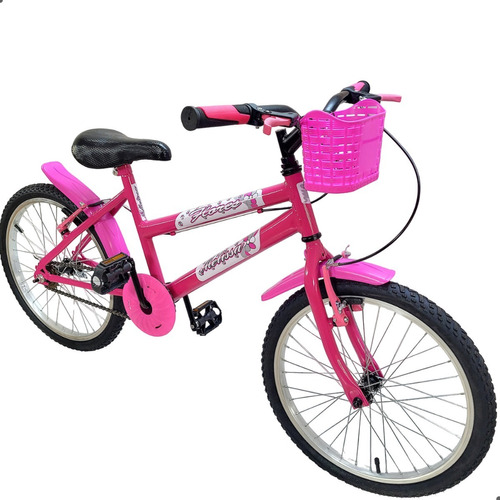 Bicicleta Infantil Feminina Aro 20 Rosa Bike Melissa