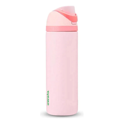 Owala Freesip 24oz 710ml Termo Acero Inoxidable Vaso Termico Color Cotton Pink | Meses sin interés