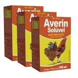 Kit Com 3 - Tratamento Coccidiose - Averin Solúvel - 100ml