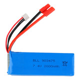 Batería Lipoly De 7,4 V 2000 Mah Para Syma X8 X8c X8w X8g Rc