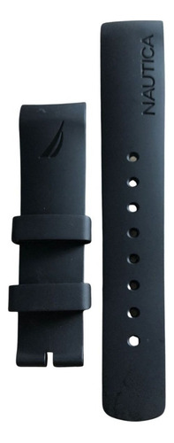 Pulsera Nautica Black De 22 Mm Modelo: N14536g Color: Negro