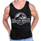 Playera Tank Top Jurassic Park World Olimpica Tirantes D2nf