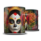 Diseños Tazas Y Volantes Catrinas, Dia De Muertos Noviembre